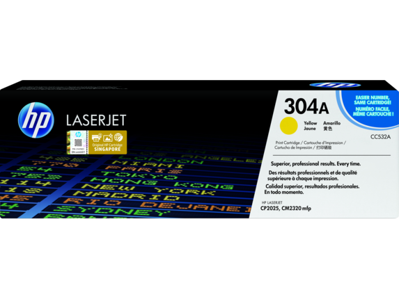 Image for HP 304A Yellow Original LaserJet Toner Cartridge from HP2BFED