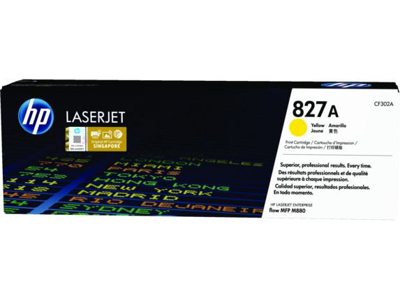 Image for HP 827A Yellow Original LaserJet Toner Cartridge from HP2BFED