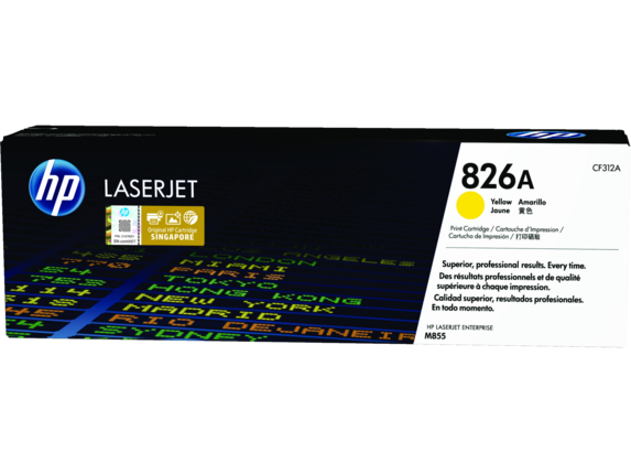Image for HP 826A Yellow Original LaserJet Toner Cartridge from HP2BFED