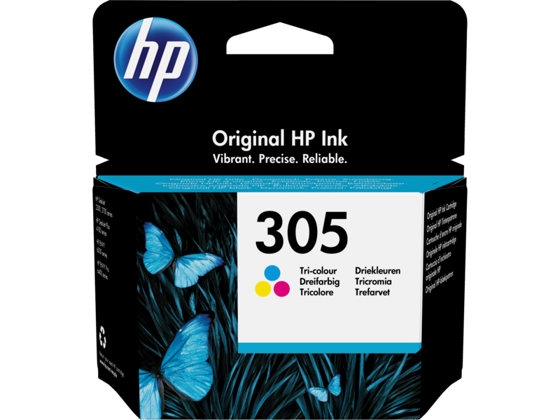 zege mate bijvoeglijk naamwoord HP 305 Tri-color Original Ink Cartridge | HP® Africa