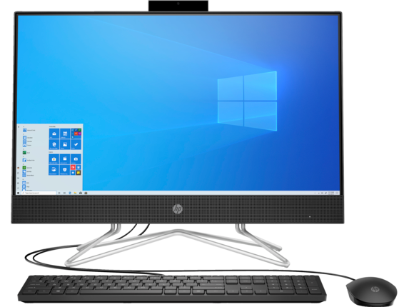 HP All-in-One Computer & Display 24-df1036xt|Windows 10 Home 64|Intel® Core™ i5 11th Gen|256 GB SSD|Intel® Iris® Xáµ‰ Graphics|8 GB DDR4|23.8