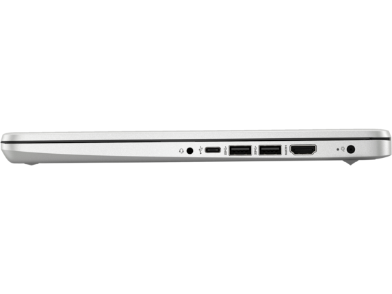 20C1 - HP 14-inch Laptop PC (14, Natural Silver, nonODD, nonFPR) Left Profile