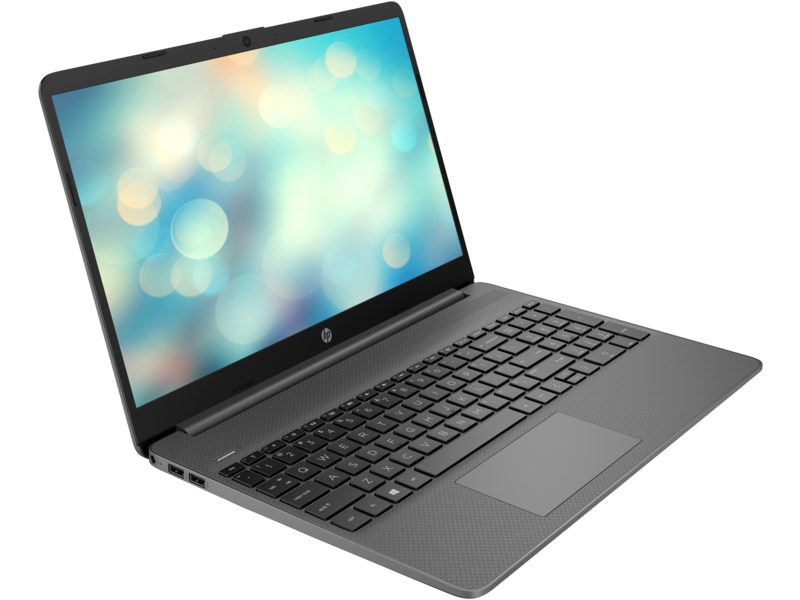 20C1 - HP 15 Laptop PC (15, Chalkboard Gray, T, HD Cam, nonODD, FPR) FreeDos, Right Facing