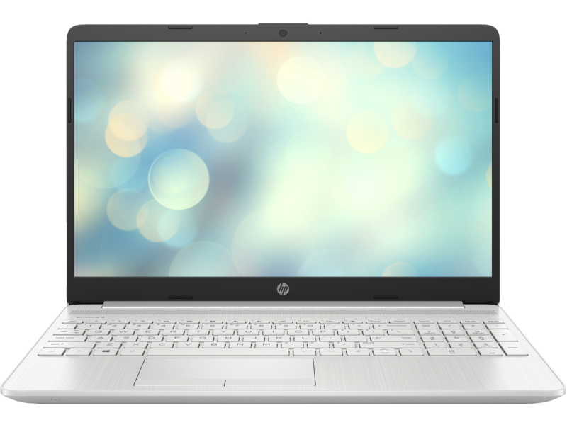 20C1 - HP 15 Laptop PC (15, Natural Silver, NT, HD Cam, nonODD, nonFPR) FreeDos, Center Facing