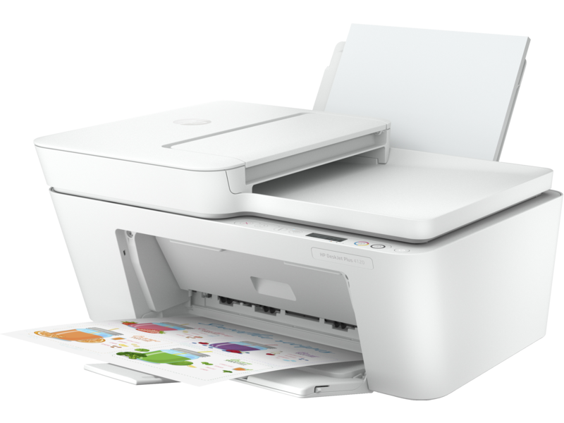 HP impresora multifuncion HP DeskJet Plus 4120 color Wi-Fi escaner SIN CARTUCHOS 
