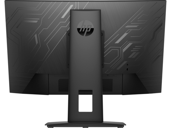 20C1 - HP X24c Gaming Monitor (24, Jet Black) Rear Facing