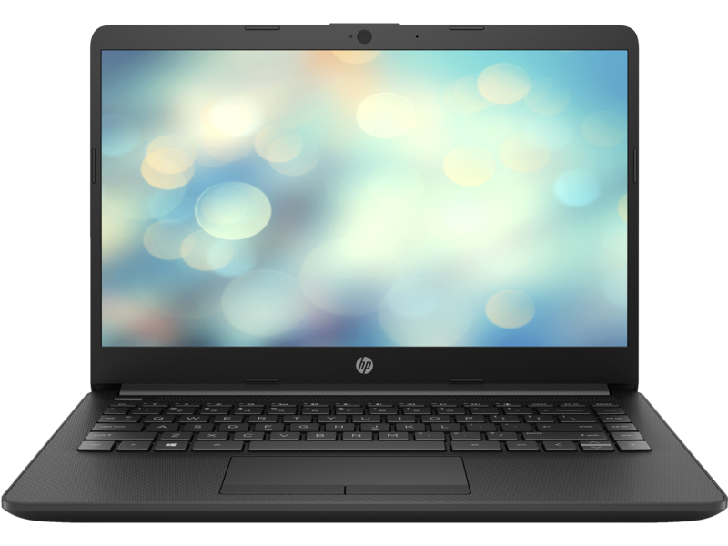 20C1 - HP 14 Laptop PC (14, Jet Black, NT, HD Cam, nonODD, nonFPR) Freedos, Center Facing