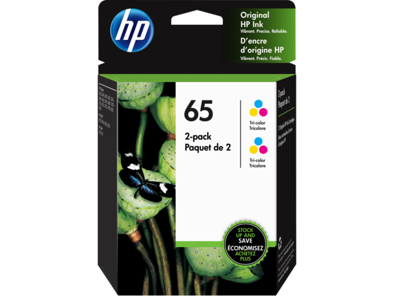 HP 65 2-pack Tri-color Original Ink Cartridges