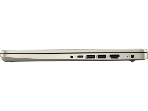 20C1 - HP 14 Laptop PC (14, Pale Gold, nonODD, nonFPR) Left Profile