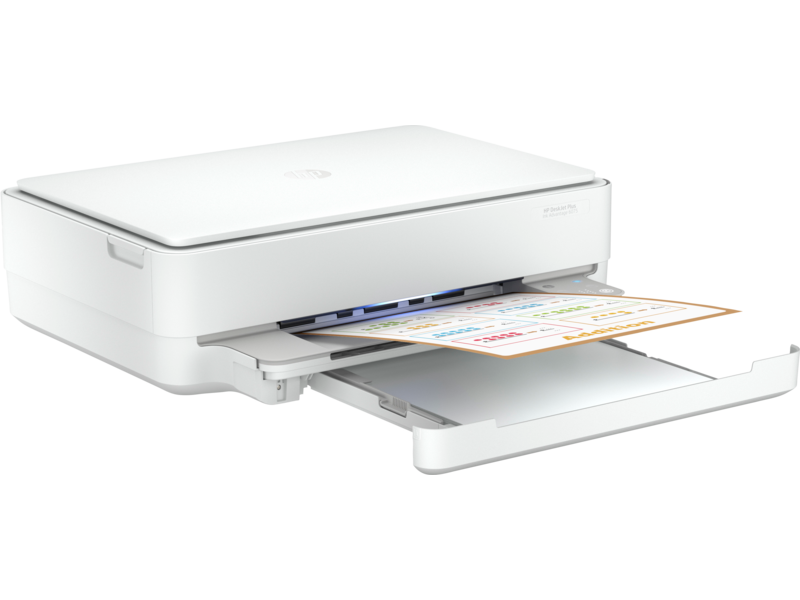 HP DeskJet Ink Advantage 6075 All-in-One (OOV White) Right facing