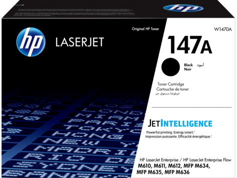 HP 147A W1470A fekete eredeti LaserJet M611 M612 M635 M636 tonerkazetta (10500 old.)