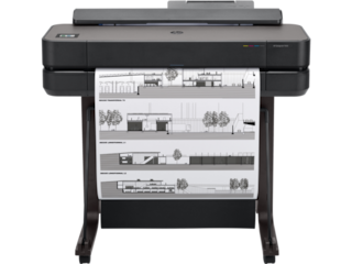 HP DesignJet T650 Large Format Wireless Plotter Printer - 24", with convenient 1-Click Printing (5HB08A)