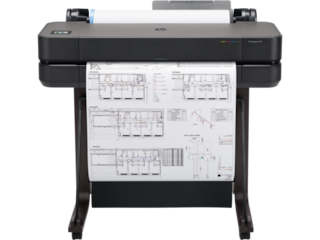 HP DesignJet T630 Large Format Wireless Plotter Printer - 24", with Mobile Printing (5HB09A)