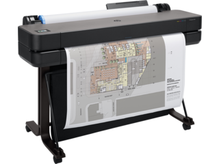 HP DesignJet T630 Large Format Wireless Plotter Printer - 36, with  convenient 1-Click Printing (5HB11A)
