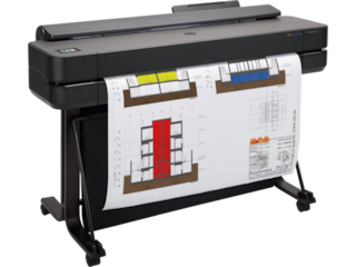 HP DesignJet T650 36-in Printer with 2-year Warranty, 5HB10H