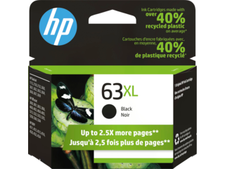 HP 63XL High Yield Ink Cartridge, Black, 2-Count | Costco