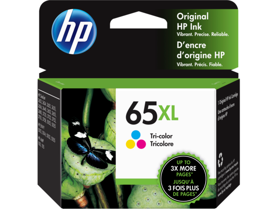 Ink Supplies, HP 65XL Tri-color Original Ink Cartridge, N9K03AN#140