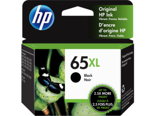HP® 65XL Black Original Ink Cartridge (N9K04AN#140)