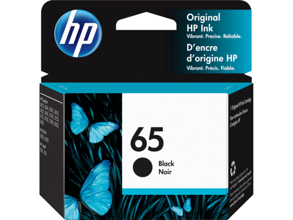 Ink Supplies, HP 65 Black Original Ink Cartridge, N9K02AN#140