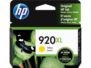 HP 920XL High Yield Yellow Original Ink Cartridge, CD974AN#140