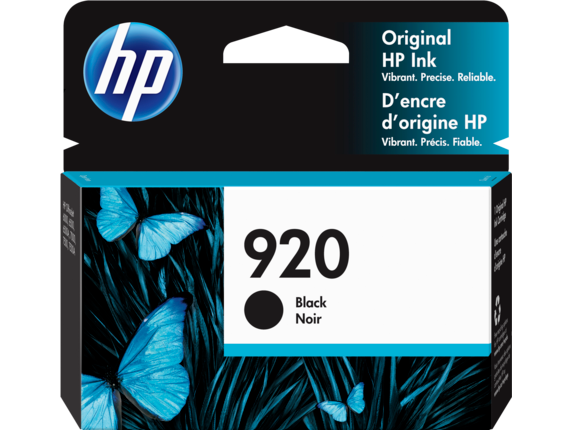 HP 920 Black Original Ink Cartridge, CD971AN#140