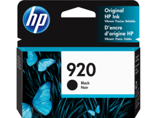 HP 920 Black Original Ink Cartridge, CD971AN#140