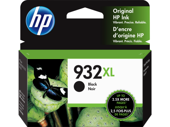 HP 932XL High Yield Black Original Ink Cartridge, CN053AN#140