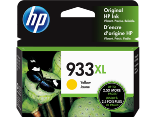 HP 933XL High Yield Yellow Original Ink Cartridge, CN056AN#140