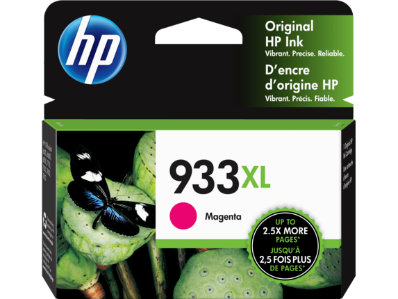 Ink Supplies, HP 933XL High Yield Magenta Original Ink Cartridge, CN055AN#140