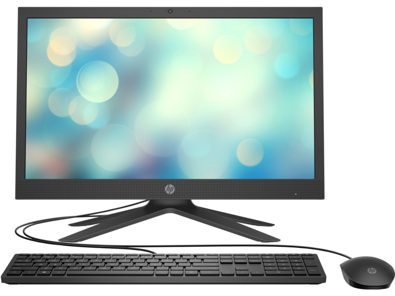 20C2 - HP 21 All-in-One PC (21 inch, Jet Black, ODD, FreeDos, Cheddar Gouda, Black) Front