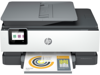 HP OfficeJet Pro 8720 Wireless All-in-One Photo Printer with Mobile  Printing, Instant Ink ready (D9L19A) (Renewed)