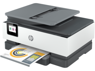 HP OfficeJet Pro 8720 All-in-One Wireless Color Printer, HP Instant Ink or   Dash replenishment ready - White (M9L75A)