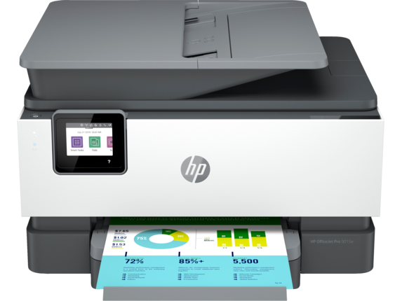 Business Ink Printers, HP OfficeJet Pro 9015e All-in-One Printer w/ bonus 6 months Instant Ink through HP+