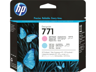 HP 771 Light Magenta/Light Cyan DesignJet Printhead, CE019A