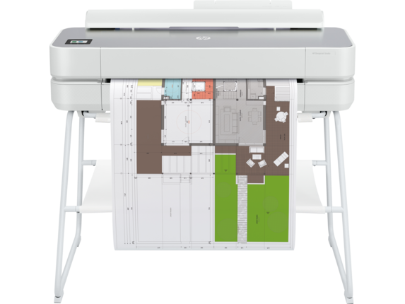 HP DesignJet Large Format Printers, HP DesignJet Studio Steel Large Format Wireless Plotter Printer - 24",(5HB12C)