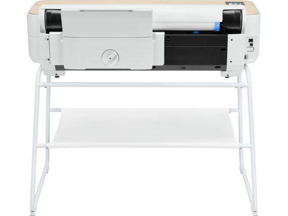 Series 4 of 13 HP DesignJet Large Format Printers, HP DesignJet Studio Wood Large Format Wireless Plotter Printer - 24", with High-Tech Wood Design (5HB12A)