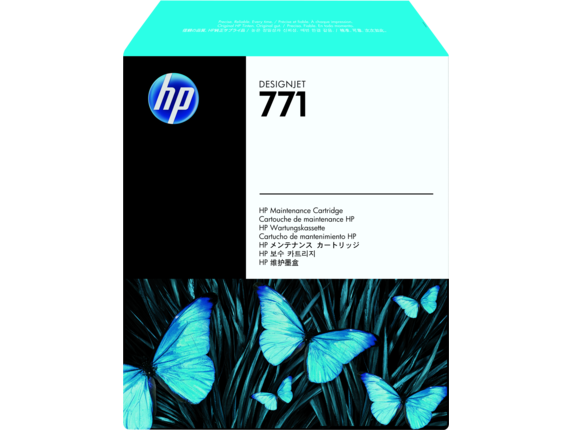 Ink Supplies, HP 771 DesignJet Maintenance Cartridge, CH644A