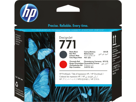 HP 771 matt fekete és kromatikus piros nyomtatófej CE017A Z6200