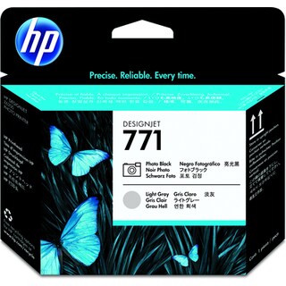 HP 771 Photo Black/Light Gray DesignJet Printhead, CE020A