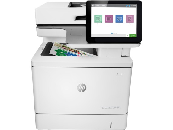 Laser Multifunction Printers, HP Color LaserJet Enterprise MFP M578f