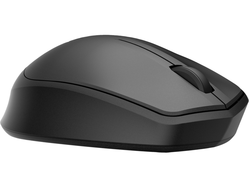 20C2 - HP Wireless Silent 280M Mouse (Jet Black) Front Right