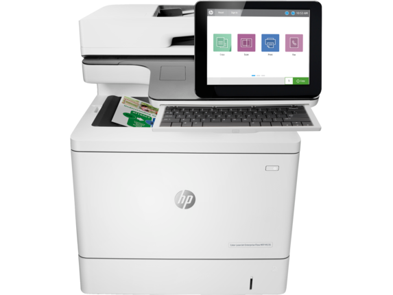Laser Multifunction Printers, HP Color LaserJet Enterprise Flow MFP M578c