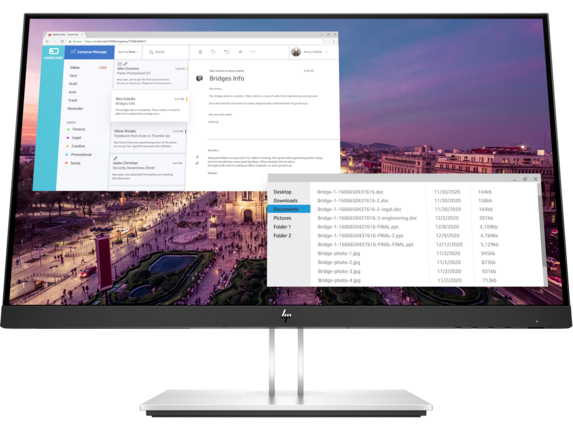Business Monitors, HP E23 G4 FHD Monitor