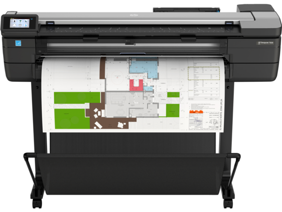 pen Fremskridt Menstruation HP DesignJet T830 Large Format Multifunction Wireless Plotter Printer -  36", with Mobile Printing (F9A30D)