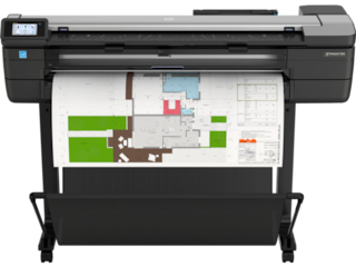 HP DesignJet T830 - 36" Large Format Multifunction Wireless Plotter Printer with Integrated Scanner (F9A30D)