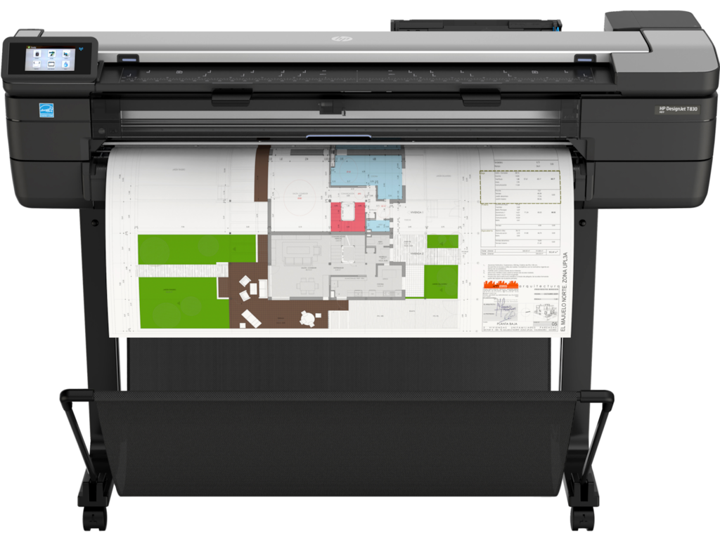 Hp Designjet T830 Large Format Multifunction Wireless Plotter Printer 36 With Mobile 9821