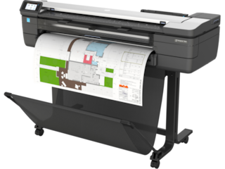 HP DesignJet T830 - 36" Large Format Multifunction Wireless Plotter Printer with Integrated Scanner (F9A30D)