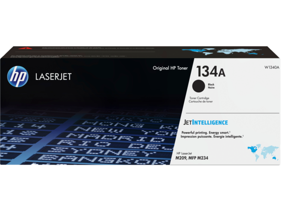 HP Laser Toner Cartridges and Kits, HP 134A Black Original LaserJet Toner Cartridge, W1340A