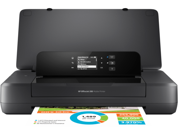 Business Ink Printers, HP OfficeJet 200 Mobile Printer