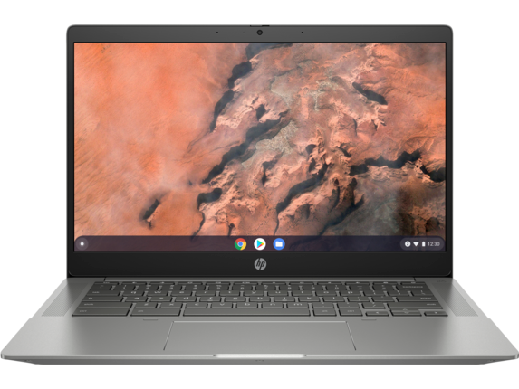 HP Home Laptop PCs, HP Chromebook 14b-na0010nr, 14", touch screen, Chrome OS™, AMD Athlon™ Silver, 4GB RAM, 64GB eMMC, FHD